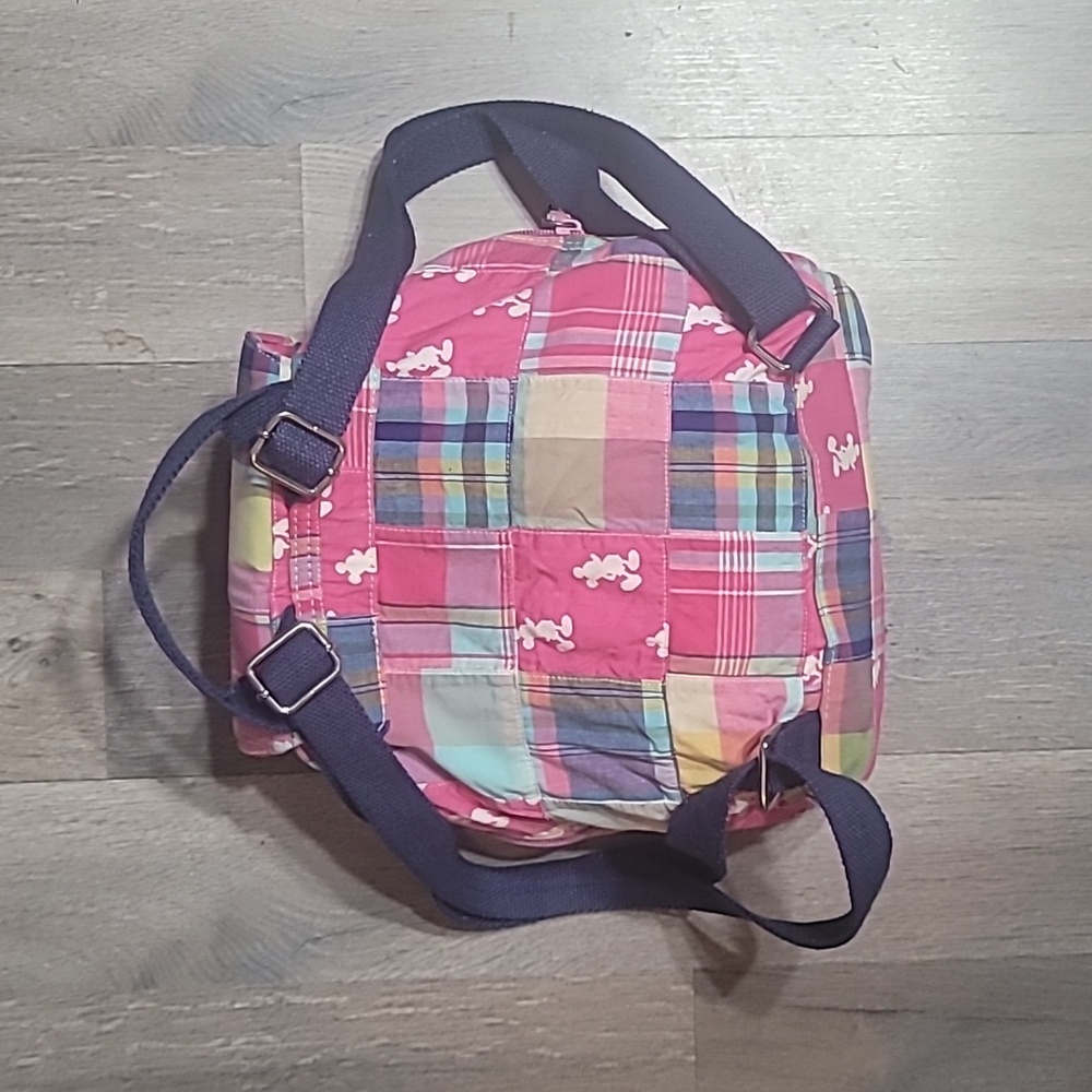 Disney Store Madras Patchwork Mickey Mouse Backpa… - image 3